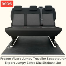 Proace Vivaro Jumpy Traveller Spacetourer Expert Jumpy Zafira Sitz Sitzbank 3er