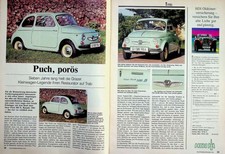 Oldtimer Praxis 1332) Steyr Puch 500 D Restaurierung - ein interessanter Bericht