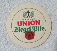 Alter Bierdeckel Dortmunder Union Siegel-Pils Fußball WM 1974 VK