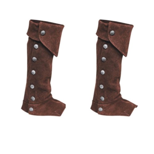 Wildleder stiefelüberzieher - wildleder,