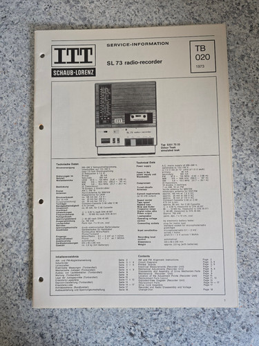 Original itt schaub lorenz - original,