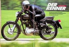 Motorrad Classic 1161) Royal Enfield 500 Bullet in einer seltenen Vorstellung au