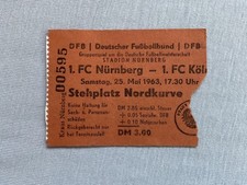 Alte Fussball Eintrittskarte