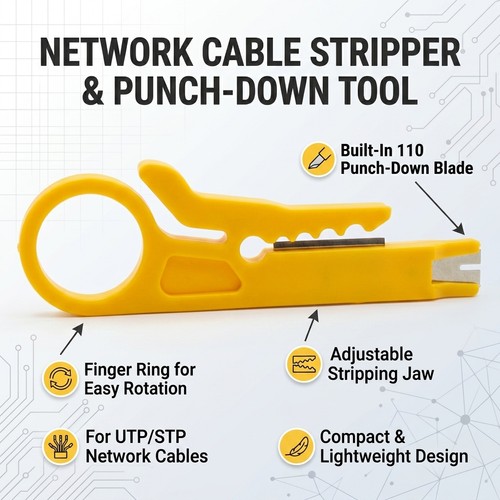 Universal wire stripper punch - wire,