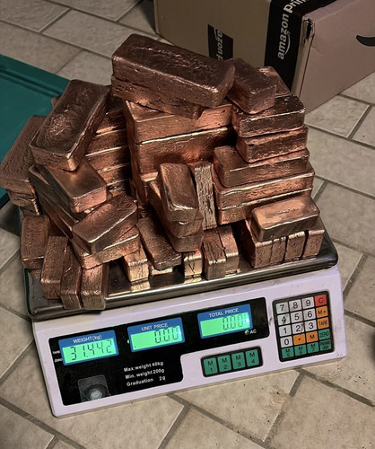 Kupferbarren paket - kupferbarren,