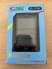SUNDING Fahrradcomputer Kabelgebunden, Wasserabweisend, LCD Digital Display