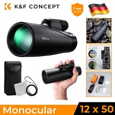 K&F Concept 12*50 Monokular Teleskop Handy Fernrohr Prisma für Vogelbeobachtung