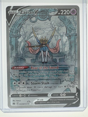 Pokemon karte zacian - karte, v