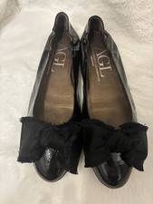 AGL Ballerinas schwarz mit