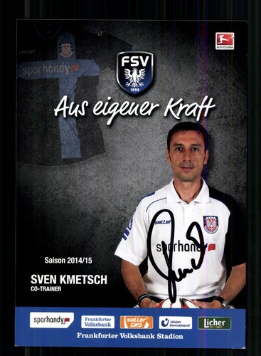 Sven kmetsch autogrammkarte - kmetsch,