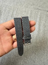 Uhrenarmband aus schwarzem