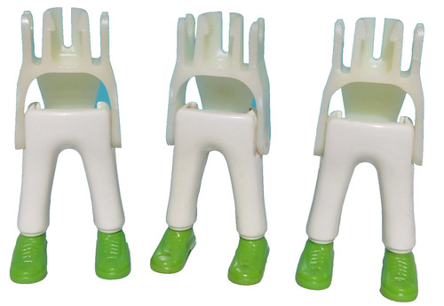 Playmobil weisse beine - x3,