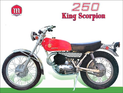 Auspuff montesa king - king, scorpion