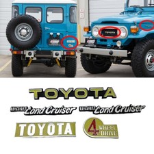 Toyota Land Cruiser FJ40 FJ43 FJ40 FJ45 BJ40 BJ42 Emblem Badge Set Ornament Logo
