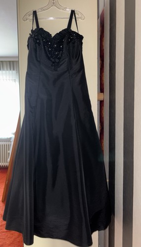 Schwarzes brautjungfernkleid - schwarzes,
