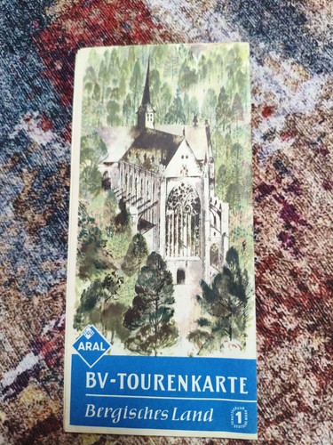 Aral tourenkarte alt - alt, vintage