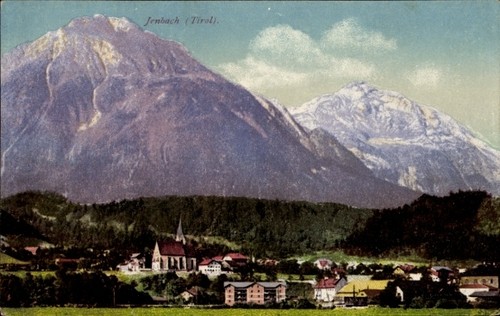 Jenbach tirol panorama - jenbach, tirol,