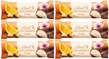 Lindt EDEL-MARZIPAN Orange |  6x 50g  |  300g
