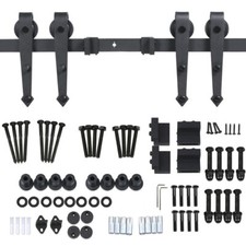Schiebetürsystem Set Schiebetürbeschlag Laufschienen Türführung für Schiebetüren