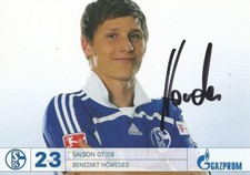 Benedikt Höwedes - Schalke 04 - Saison 2007/2008 - Autogrammkarte