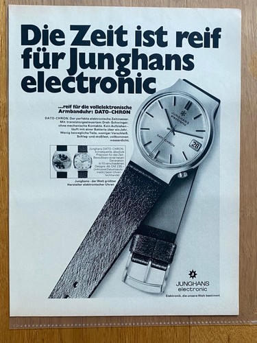 Junghans electronic dato chron - junghans, dato-chron