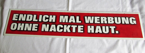 Astra werbeschild aus pappe - aus,