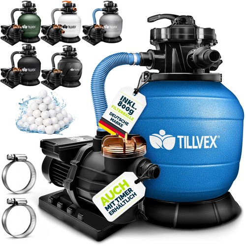 Sandfilteranlage mit pumpe - sandfilteranlage,
