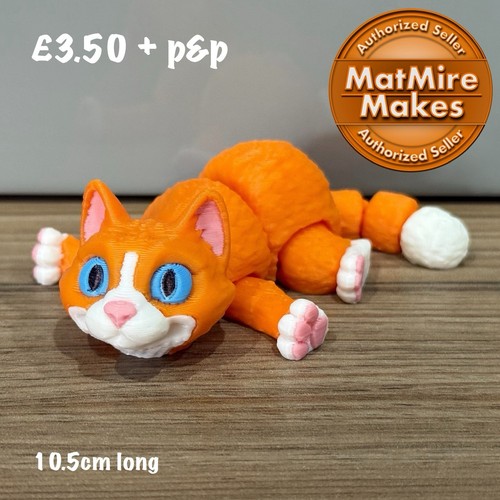 Mini ginger cat fidget - ginger,