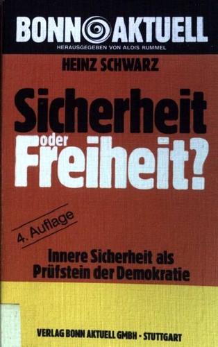 Sicherheit oder freiheit - sicherheit,