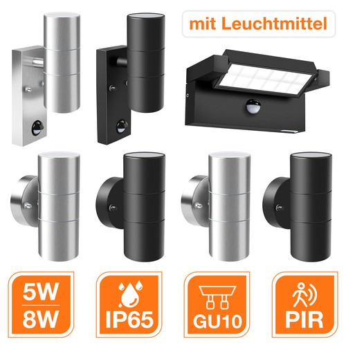 Edelstahl led außenleuchte - edelstahl,