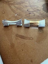 Rolex 403 Endglieder Stahl & 18kt Gold für Daytona 16523. Unpoliert No Reserve