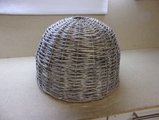 Lampen Schirm Rattan Korb 48cm DURCHMESSER  für STEHLAMPE STEHLEUCHTE