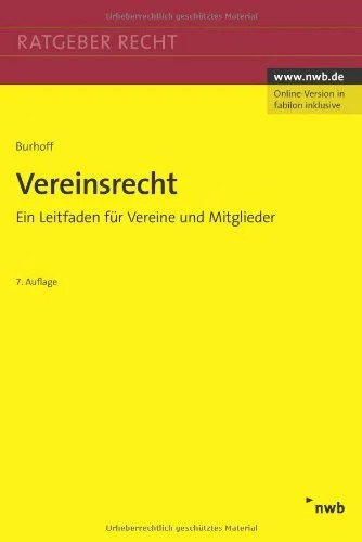 Vereinsrecht ein leitfaden - ein,