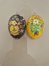 2 Handbemalte Ostereier