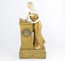 Kaminuhr Skulptur "Allegorie