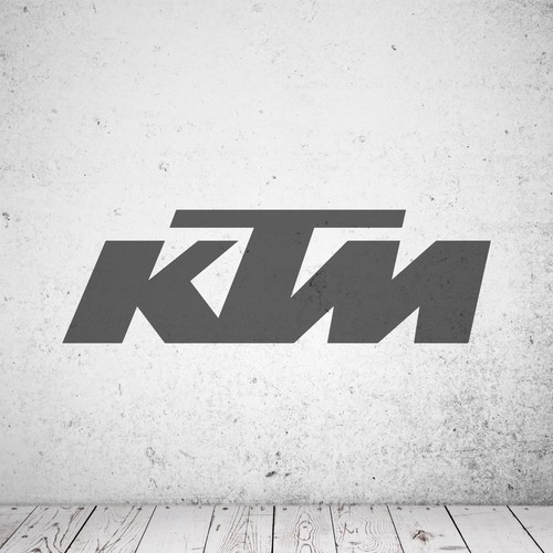 Wandtattoo logo ktm schriftzug - logo,