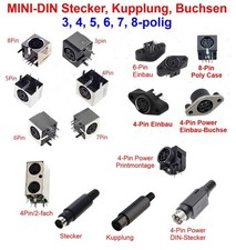 Mini-DIN-Kupplung, Einbau
