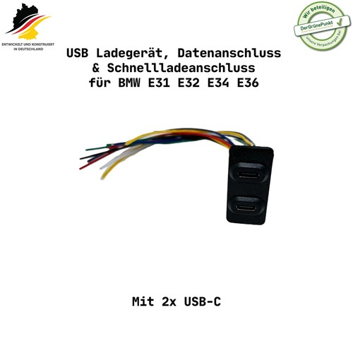 Bmw e31 e32 - e34, usb-c
