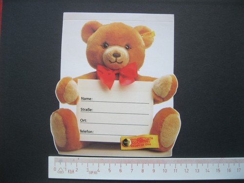 Steiff teddy knopf ohr - knopf,