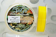 Angelschnur/ Monofile/Gelb/ 300m/ Ø0,20-0,50mm/reduzierte Dehnung/ extrem glatt