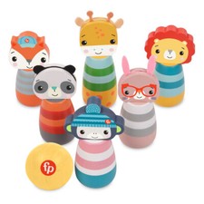 Fisher Price Holz Tierkegel 6