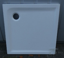 Ideal quadratische Duschwanne 80 x 80cm | Ablaufgarnitur EN 14527 CL1 + CL2