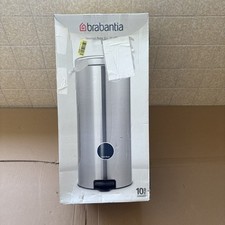 Brabantia NewIcon Pedal Bin 30 Liter Matt Black mit dellen