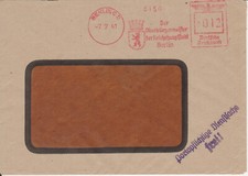 Dienstbrief m. Freistempel /