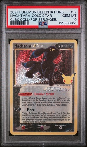 Pokémon karte nachtara gold - pokémon,