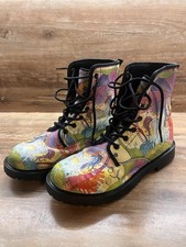 Docs Boots Stiefeletten Damen Gr. 41 leicht gefüttert Einhorn Motiv