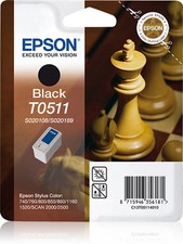 Epson T0511 / C13T05114210 Tinten Doppelpack schwarz (2 Stück)