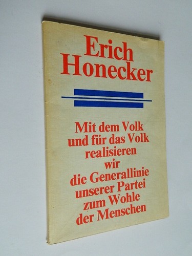 Erich honecker mit - dem, volk