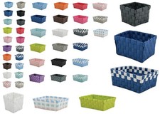 MSV Aufbewahrungskorb Korb Kiste Körbchen Bad Schrankkorb Küche Regalkorb SET