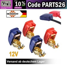 4x Batterieklemmen +/- 12V